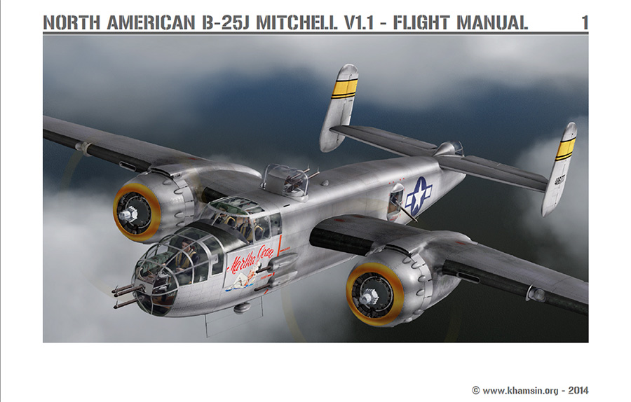 North American B-25 Mitchell V1.1 - Flight Manual