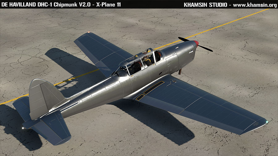 De Havilland DHC-1 Chipmunk V2.0 - PBR test - X-Plane 11
