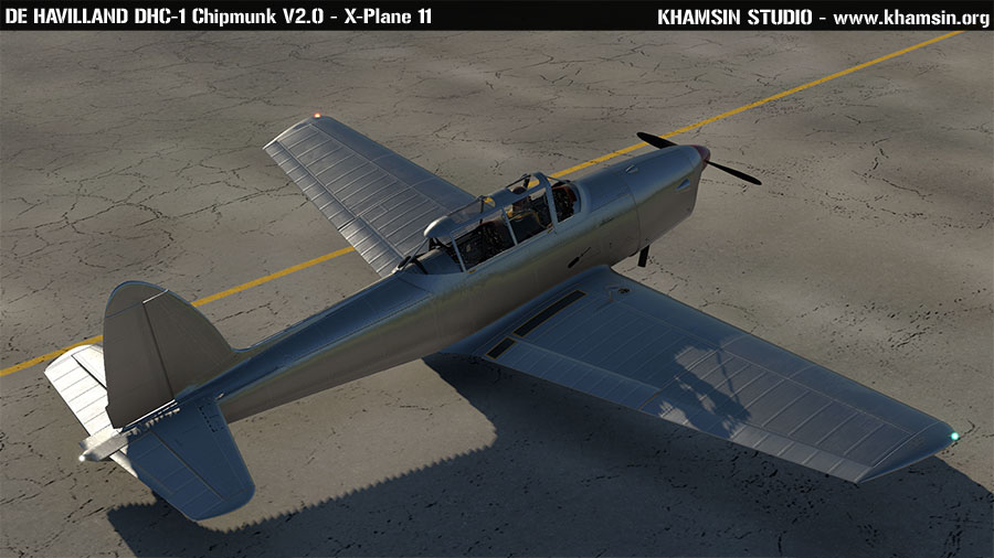 De Havilland DHC-1 Chipmunk V2.0 - PBR test - X-Plane 11