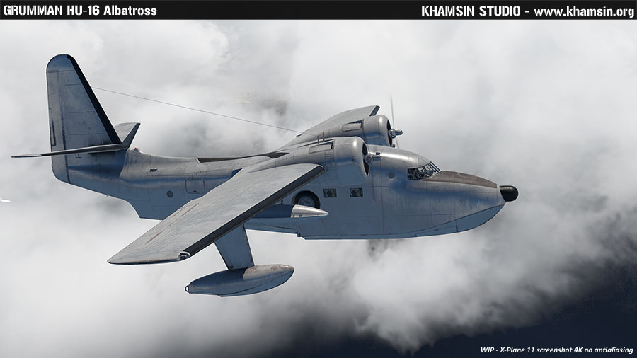 Grumman HU-16 Albatross X-Plane 11 - WIP, oct. 2019