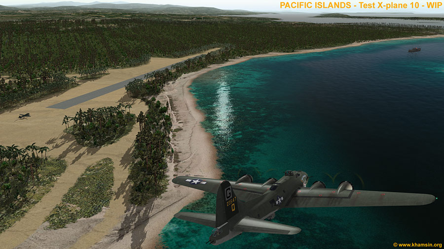 PACIFIC ISLANDS - Test X-Plane 10 - WIP