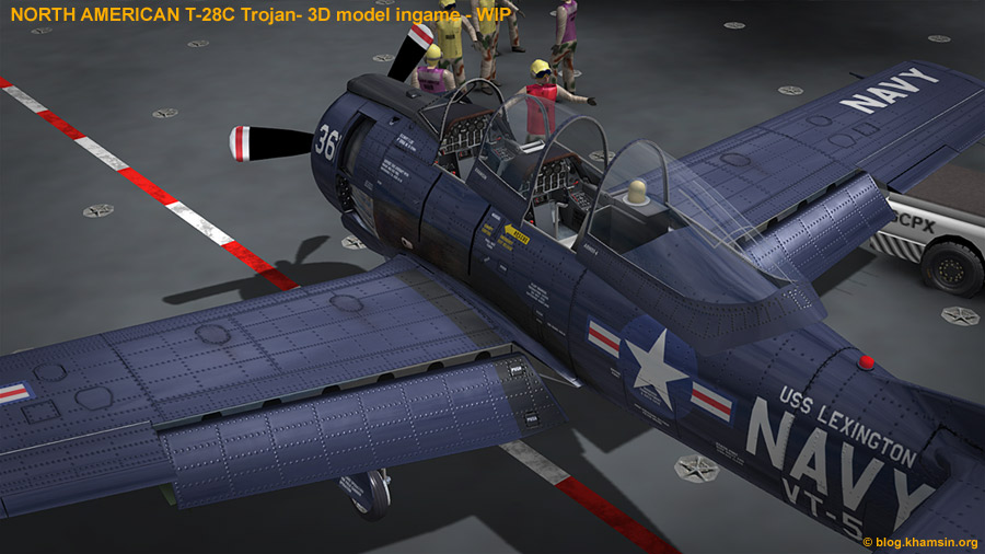 North American T-28 Trojan for X-Plane - WIP06