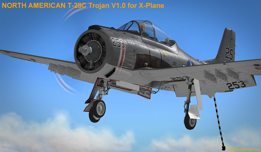 North American T-28 Trojan for X-Plane