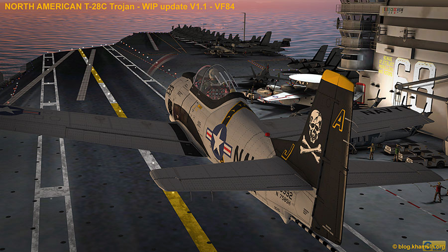 North American T-28 Trojan for X-Plane