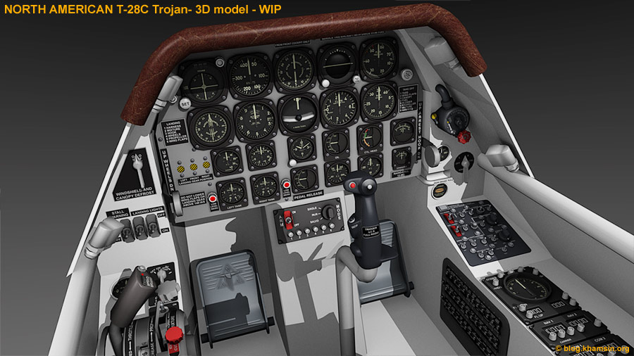 North American T-28 Trojan for X-Plane - WIP04