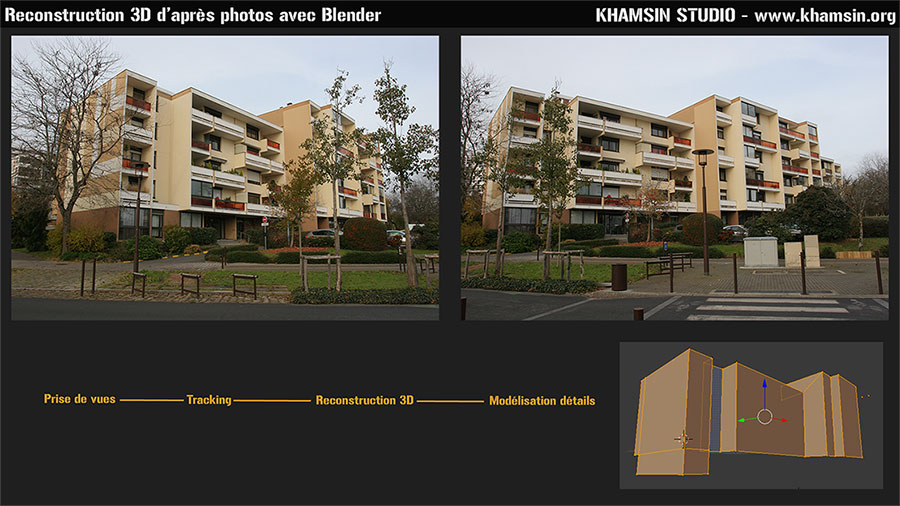 Reconstruction 3D d'après photos avec Blender - www.khamsin.org