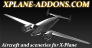 Aircraft and sceneries for X-Plane